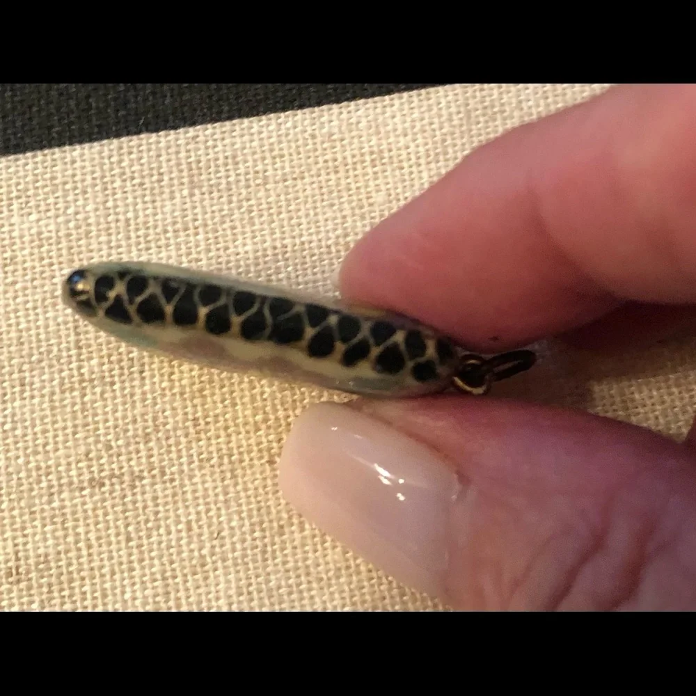 VTG Cloisonné Pendant - Picture 2 of 5